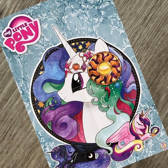 My Little Pony Celestia Micro-Comic Fun Pack (includes mini-poster & sticker) - Picture 4 of 4